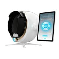 Analyseur de peau du visage 3D portable à intelligence artificielle, testeur facial, scanner, miroir magique pour le visage, appareil d'analyse de la peau, analyseur de peau