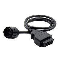 Para motocicletas BMW, adaptador de 10 pines, Cable de para BMW, conector de diagnóstico OBD2 de 10 pines a 16 Pines, Cable de extensión OBD2 para motocicletas