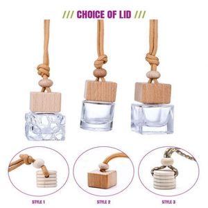 Diffuseur de parfum carré en verre givré pour voiture, flacon de 5ml, 8ml, 10ml, 12ml, 15ml, 17ml, emballage cosmétique avec pulvérisateur à pompe - Product Image 2