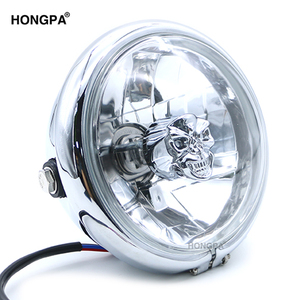 Phare rétro HONGPA pour moto à LED pour Sportster Bagger <span class=keywords><strong>Cafe</strong></span> <span class=keywords><strong>Racer</strong></span> Scramb Accessoires de moto - Product Image 4
