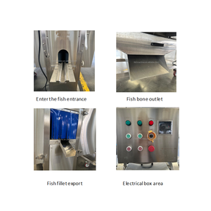 Máy lọc thịt cá nhỏ Máy lọc thịt cá nhỏ có độ chính xác cao Máy lọc thịt cá nhỏ Thị trường hải sản Máy lọc thịt cá - Product Image 3