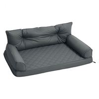 Canapé-lit pour animaux de compagnie luxueux, antidérapant, rectangulaire, solide, durable, résistant à l'eau, amovible, lavable, portable, doux, moderne et tendance