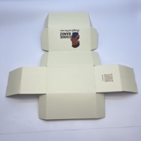 Boîte d'emballage pliable personnalisée en papier alimentaire pour biscuits et gâteaux, avec gaufrage et pelliculage mat, style dossier, logo imprimé OEM