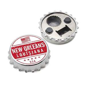 High Quality Customised <b>Beer</b> Cap Shape Bottle Opener <b>Fridge</b> Magnets Custom Logo Can Opener - Product Image 3