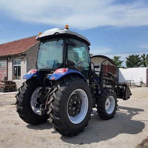 Frete Grátis Trator CE 4x4 50hp 60hp 70hp 80hp 90hp 100hp Motor Diesel EPA Trator com Carregador - Product Image 3