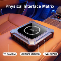 Boîte multimédia AI pour voiture, connectivité téléphonique sans fil, système Android compatible avec CarPlay Android Auto, streaming multimédia