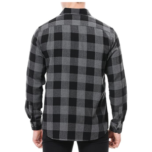 Camisa de Franela con Capucha para Hombre, Abrigada |   Chaqueta a Cuadros Forrada |   Fábrica OEM - Product Image 2