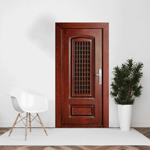 Porte complète Sofia SFI-010 battante antivol durable avec moulures, origine Zhejiang - Product Image 1