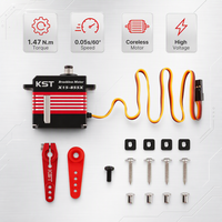Actuador CNC de Aluminio KST X15-855X, 1.47 Nm, Reacción de 0.05 s, 760 us, 560 Hz, 35.5x15x35.5 mm, 45 g, Acero Endurecido 2BB para Fotografía