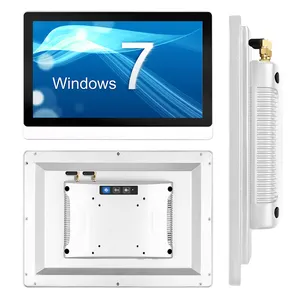 22" Low-Power All In One Pc Fanless Resistive Capacitive Touch Screen J4125 J6412 Ip66 All In One Industrial Panel Computer Ipc