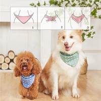 Bandana pour chien et chat, personnalisable, mignon, doux, triangulaire, réglable, accessoires pour animaux de compagnie, toutes saisons, Pâques