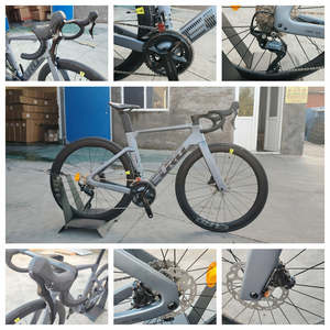 จักรยานเสือหมอบ EUROBIKE 700C คาร์บอนไฟเบอร์ทั้งคัน 20 สปีด ดิสก์เบรกไฮดรอลิก () ล้อ 700CX28C OBOR คาร์บอนโมดูลัสสูง - Product Image 6