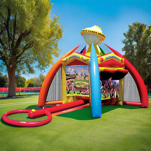 4-in-1 PVC gonfiabile mondo Sport Arena carnevale lancio <span class=keywords><strong>gioco</strong></span> rilassante Sport giochi per l'intrattenimento - Product Image 1