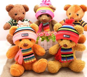 Orsacchiotti di <span class=keywords><strong>Peluche</strong></span> Personalizzati per Bambini con Logo Ricamato, Giocattoli in <span class=keywords><strong>Peluche</strong></span> con Maglione, Orsetti di <span class=keywords><strong>Peluche</strong></span> Lavorati a Maglia con Logo Personalizzato - Product Image 2