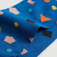 Chaussettes décontractées de luxe pour femmes en coton doux jacquard, respirantes, antibactériennes et confortables pour un usage quotidien