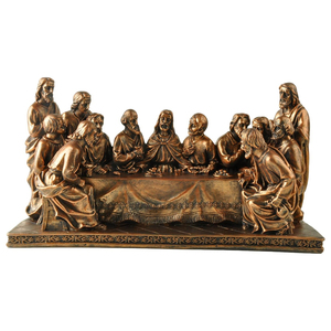 Figura de Resina Weivista de <span class=keywords><strong>la</strong></span> Última <span class=keywords><strong>Cena</strong></span>, Estatua de <span class=keywords><strong>la</strong></span> Sagrada Familia, Decoración Religiosa de Jesús para el Hogar - Product Image 4