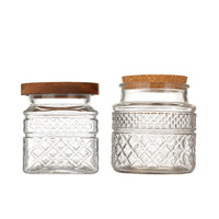 Pot de conservation en verre hermétique de qualité supérieure avec couvercle à vis pour aliments secs, organisation de la cuisine et du garde-manger