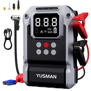 Custom Waterproof OEM Factory Outlet 4500A Car Jump Starter Power Bank with Tire Inflator <strong>Battery</strong> <strong>Booster</strong> - Product Image 1