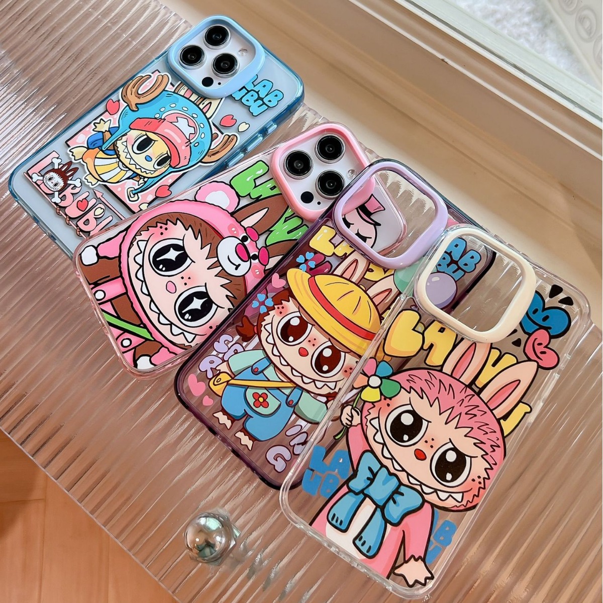 Fashion Brand Oxygen Dog Cute Disguise Labubu Phone Case for Iphone 16 Pro  Max 16 Plus 15 Pro Cartoon Case for Iphone 13 14