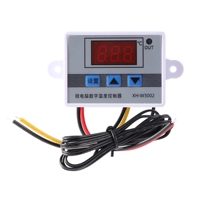 Contrôleur de température XH-W3002 AC110V-220V DC12V/24V, thermostat numérique à affichage LED, interrupteur micro-ordinateur, capteur de thermorégulation