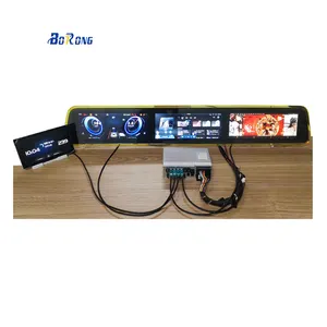 TOP MP5 Multimedia-Player für Auto mit 12,3" Bildschirm CarPlay Android Auto-Video mit Liquid Crystal Display Instrument