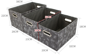 Caja de almacenamiento cuadrada bonita personalizada, organizador de juguetes plegable, nuevo diseño de almacenamiento - Product Image 5