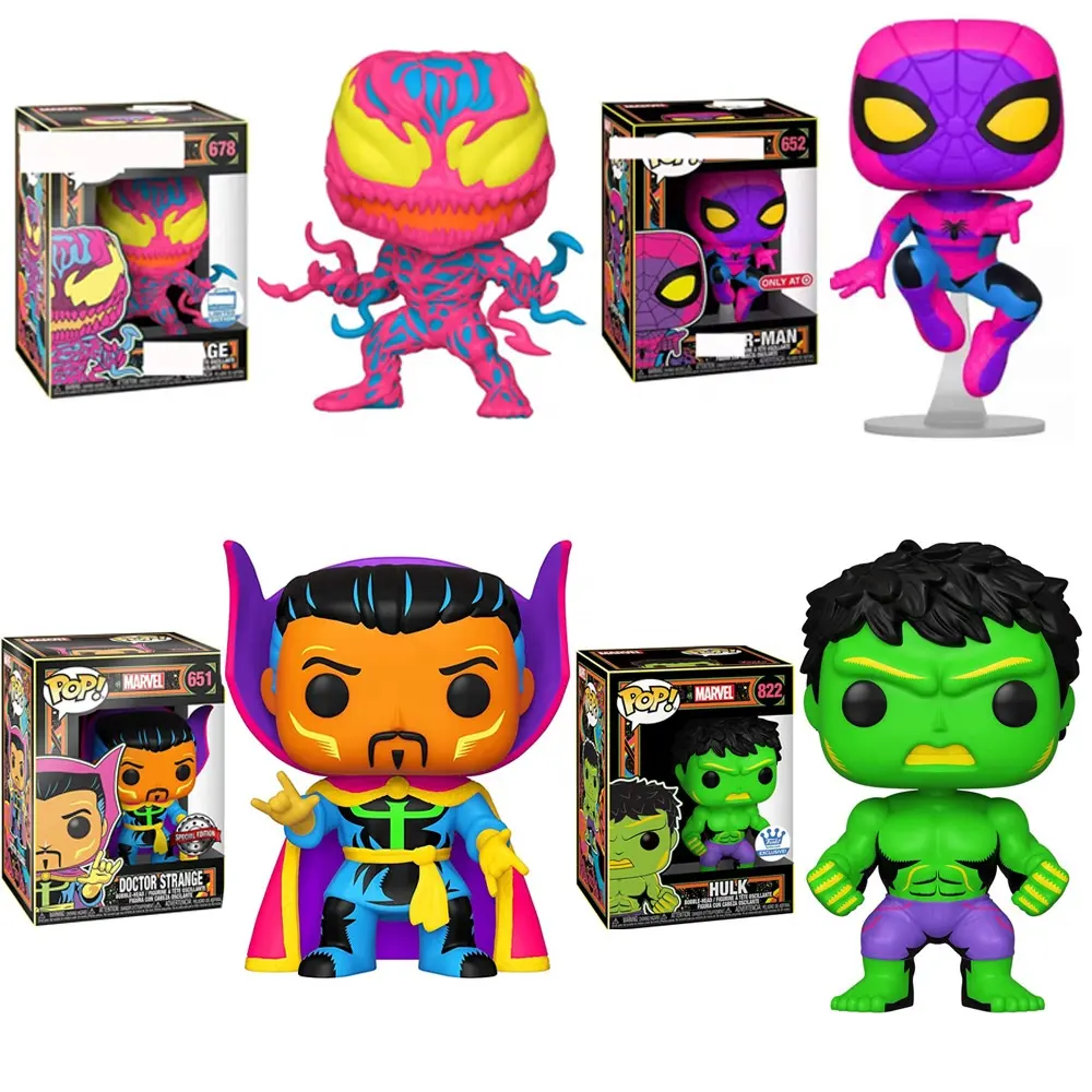 Funko Pop doktor garip 651 # Hulks 822 # aksiyon figürü oyuncakları Bobble-head koleksiyonu film karikatür modeli vinil şekil Doll yeni