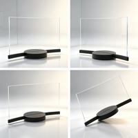 Écran tout-en-un incurvé transparent OLED de 55 pouces de qualité supérieure, 800 58% de transparence, résolution 4K WIFI 2.1, revêtement anti-reflet