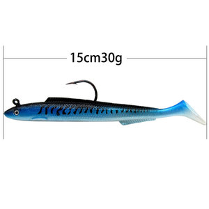 เหยื่อปลอมแบบนิ่ม รูปปลาไหล/<span class=keywords><strong>ปลา</strong></span>กะ<span class=keywords><strong>พง</strong></span> ขนาด 15 ซม. น้ำหนัก 30 กรัม พร้อมหัวตะขอแบบตะกั่ว 8 สี สำหรับตก<span class=keywords><strong>ปลา</strong></span>จากเรือ <span class=keywords><strong>ราคา</strong></span>โรงงาน - Product Image 4