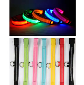<b>Waterproof</b> Light up Flashing Luminous Glowing Luz Custom Pet LED Dog Collar USB Rechargeable - Product Image 2