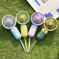 Mini ventilateur de bureau créatif, rechargeable par USB, portable, à main, de poche, pour étudiants, usage domestique ou au bureau