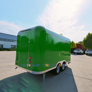 Chammp Custom Mobile Bar Totalmente equipado Vintage Food Truck Hot Dog Cart Tracos Horse Food Trailer Flower Cart Restaurante Cerveza - Product Image 6