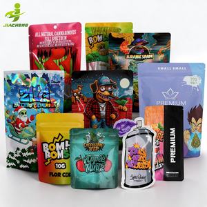 Sacs en plastique personnalisés avec découpe de forme, emballage refermable, résistants aux enfants, anti-odeur, sacs Mylar 3.5 avec <span class=keywords><strong>mon</strong></span> logo - Product Image 3