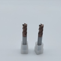 Outils de fraisage CNC en acier rapide K-Tiger, 4 cannelures, revêtement ALTiN, précision 0,002-0,003 mm, pour machines de découpe OEM/ODM