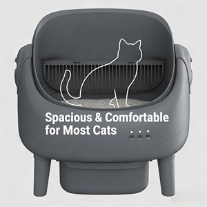 Professional Auto Scooping One Click Cleaning Multi Protection System Extra Large Space APP Control Smart <strong>Cat</strong> <strong>Litter</strong> <strong>Box</strong> - Product Image 6