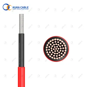TUV EN50618 H1Z2Z2-K DC 1500V AC 1000V (maks 1800V) kabel surya konduktor tembaga timah isolasi dan selubung XLPO