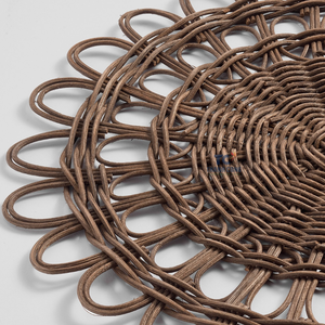 Wholesale Nice Design Handwoven <b>Rattan</b> <b>Placemats</b> <b>Rattan</b> <b>Placemat</b> Home Decoration Made in Vietnam - Product Image 2