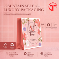 Boîte d'emballage carrée ou rectangulaire en carton rigide recyclable rose avec poignée pour bijoux (colliers, bracelets, bagues, boucles d'oreilles) - Petite taille