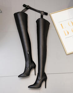 Women High Heel Boots Women <strong>Shoes</strong> Crotch Boots Zipper Point <strong>Toe</strong> Long Boots Ladies Sexy High Thigh High Boots Women's <strong>Shoes</strong> - Product Image 3