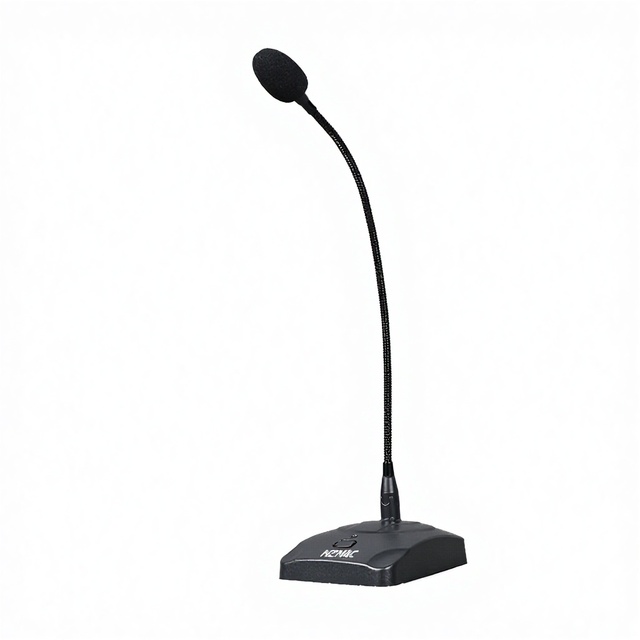 Wired Gooseneck Condenser Microphone Desktop Conference Mic with 35mm Plug for Lecture Podiums Live Streaming Speech