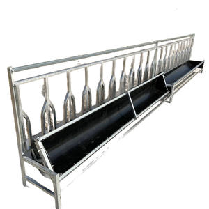 รั้วคลิปคอร่องสำหรับป้อนขนแกะใช้งานหนักแบบใหม่ดีไซน์ฝาพับพลาสติกแข็งแรงป้องกันการแข่งขันด้านอาหารจากแกะ - Product Image 5