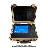 Compteur de particules d'huile industriel portable, personnalisable OEM, haute précision, mode double en ligne/hors ligne, large plage de viscosité pour fluides