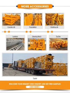 Harga Baru Terjangkau Tower <span class=keywords><strong>Crane</strong></span> Self Elevating Flat Top QTZ315-7527 12 16 18ton Tinggi Maksimum 240m Merek DAHAN Motor PLC - Product Image 5