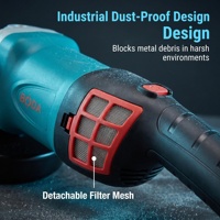 Meuleuse d'angle filaire industrielle sans balais à couple élevé et usage intensif 8500 tr/min pour commandes en gros
