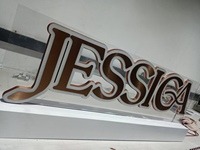 Mini panneau LED lumineux, lettres alphabétiques miniatures en acrylique PC pour enseigne de magasin et décoration de bar