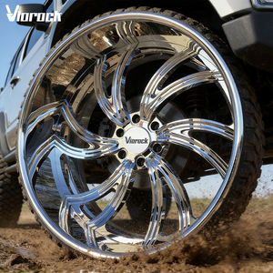 Jantes de camion forgées en alliage d'aluminium Viorock personnalisées 24x12 24x14 26x14 26x16 20x12 20x14 pouces 6x135 adaptées aux <span class=keywords><strong>PLAGUE</strong></span> DR GMC DENI - Product Image 2