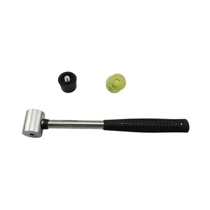 Martillo <span class=keywords><strong>de</strong></span> Doble Cara Suave con <span class=keywords><strong>Goma</strong></span> y Plástico Duro, Martillo Ligero con Empuñadura <span class=keywords><strong>de</strong></span> Plástico Antideslizante para Herramientas <span class=keywords><strong>de</strong></span> Armería - Product Image 4