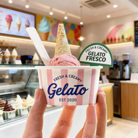 8oz 280ml 10oz tasse de crème glacée imprimée de logo personnalisé bols de gelato de yaourt glacé 5oz-32oz gobelet en papier à paroi unique jetable avec couvercle