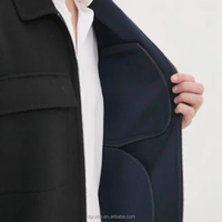 Fabricants de sweats à capuche de mode automne surdimensionné noir logo personnalisé veste zippée pour hommes vêtements manteaux