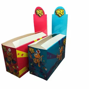 shelf ready box tear away cardboard product paper display box packaging